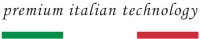 premium italian technology logo